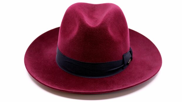 panizza fedora aosta premium haarvilt bordeaux