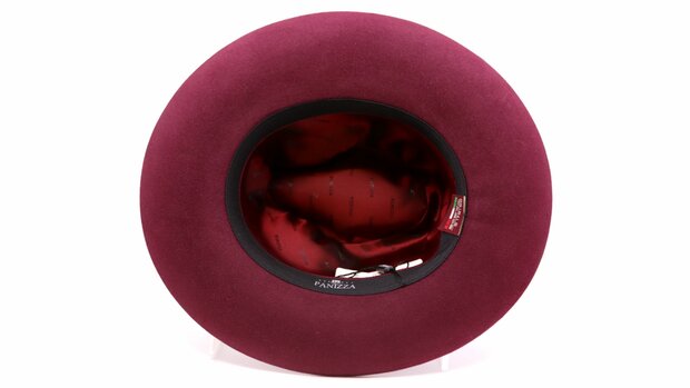 panizza fedora aosta premium haarvilt bordeaux