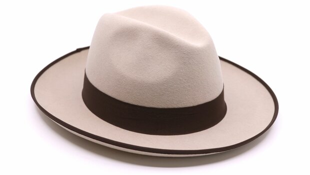 panizza fedora aosta bies haarvilt beige en bruin