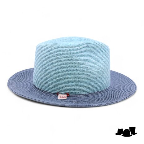 bedacht fedora emma two tone hennepmix teal turquoise