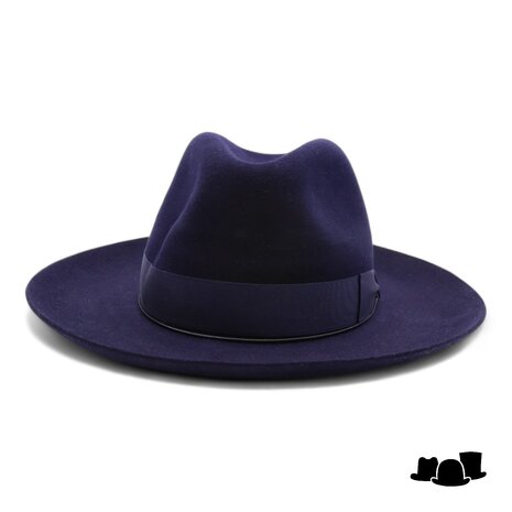 jos van dijck fedora rho haarvilt navy blauw