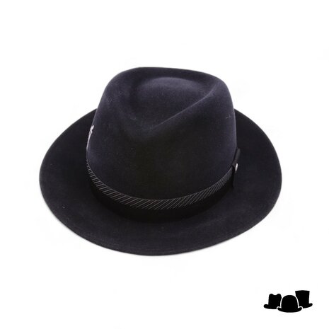 bespoke mayser fedora collins new york haarvilt zwart