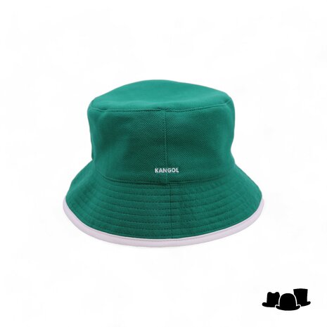 kangol golf reversible bucket green white