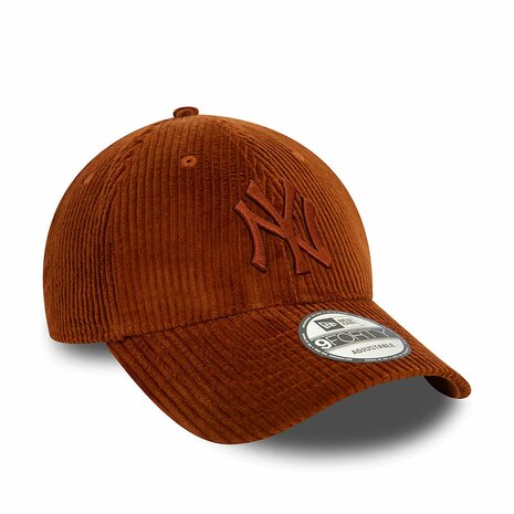 new era baseball cap 9forty new york yankees corduroy bruin