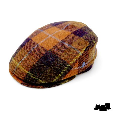 city sport ivy pet 92 harris tweed tartan oranje geel