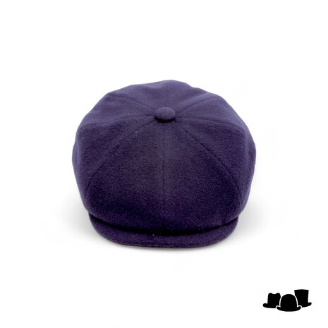 alfonso deste kyoto newsboy cap cashmere wolmix navy