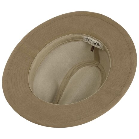 stetson traveller waxed cotton mix sand