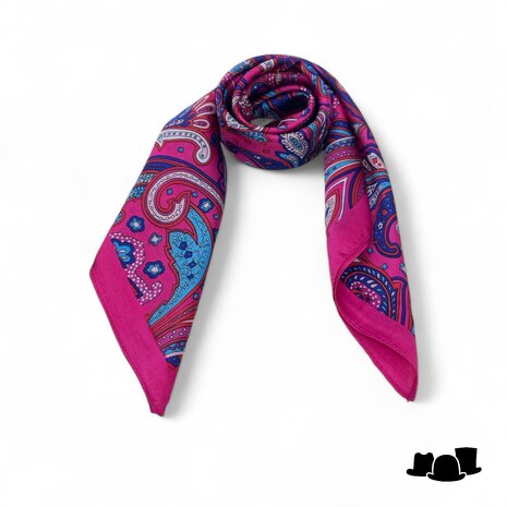 onkar neckerchief fantasy multicolour fuchsia