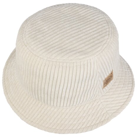 stetson bucket corduroy jersey wool white