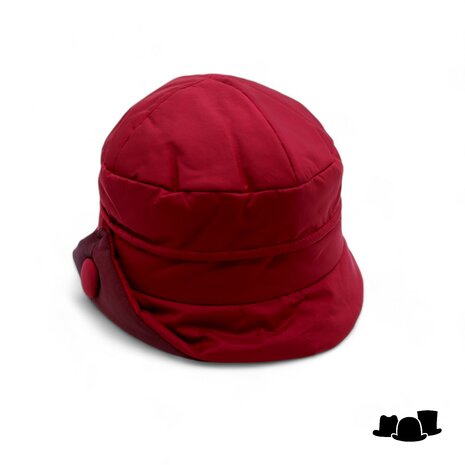 panizza cloche regenhoed knop 2 tone rood