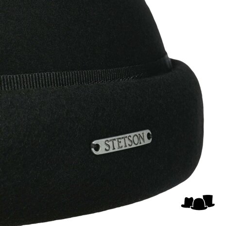 stetson docker woolfelt black