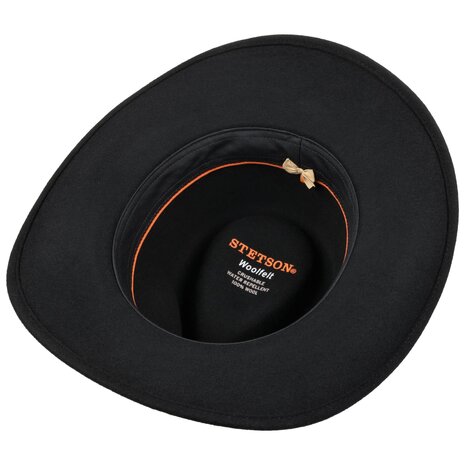 stetson western woolfelt black