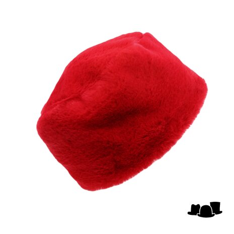 bedacht toque suze faux fur po rood