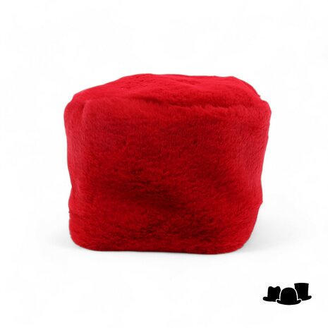 bedacht toque suze faux fur po rood