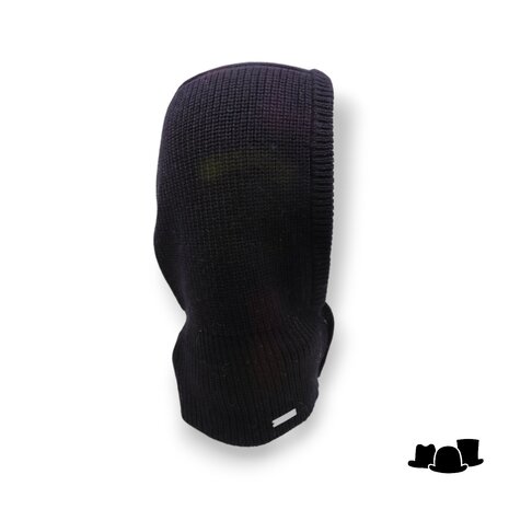 seeberger muts balaclava wolmix black