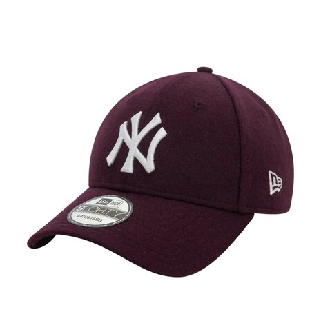 new era baseball cap 9forty new york yankees menton woolmix dk purple