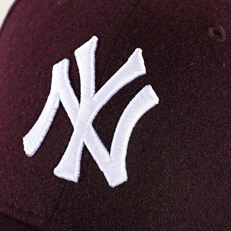 new era baseball cap 9forty new york yankees menton woolmix dk purple