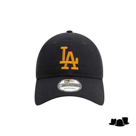 new era baseball cap 9forty la dodgers cotton navy gold