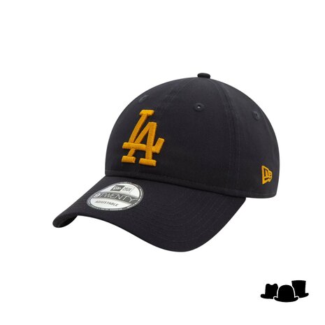 new era baseball cap 9forty la dodgers cotton navy gold