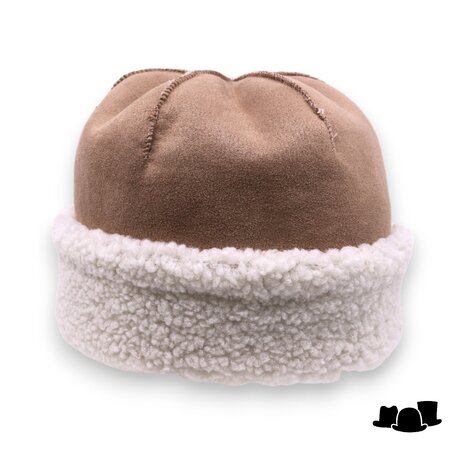 bedacht bontmuts nikita faux shearling beige 