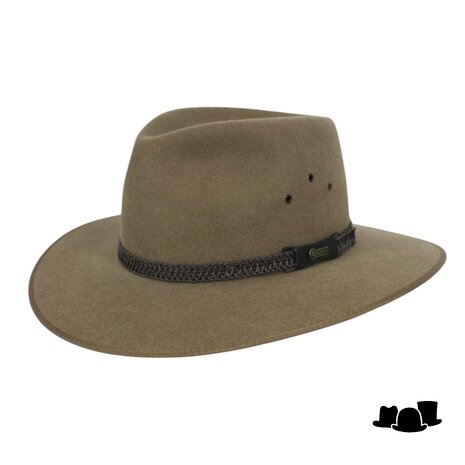 akubra outdoor hoed tablelands haarvilt sorrel tan