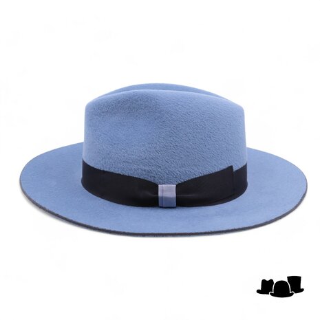 jos van dijck fedora pico velourvilt avio blue