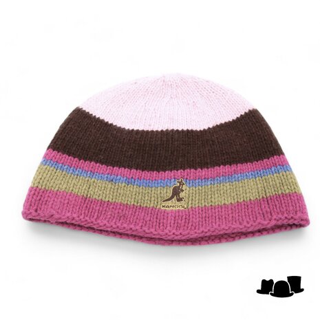 kangol beanie chunky handknit wool multicolor