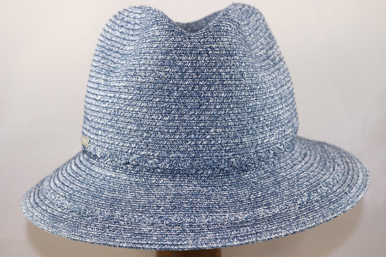 Seeberger Zomer Fedora sierrand INK BLUE