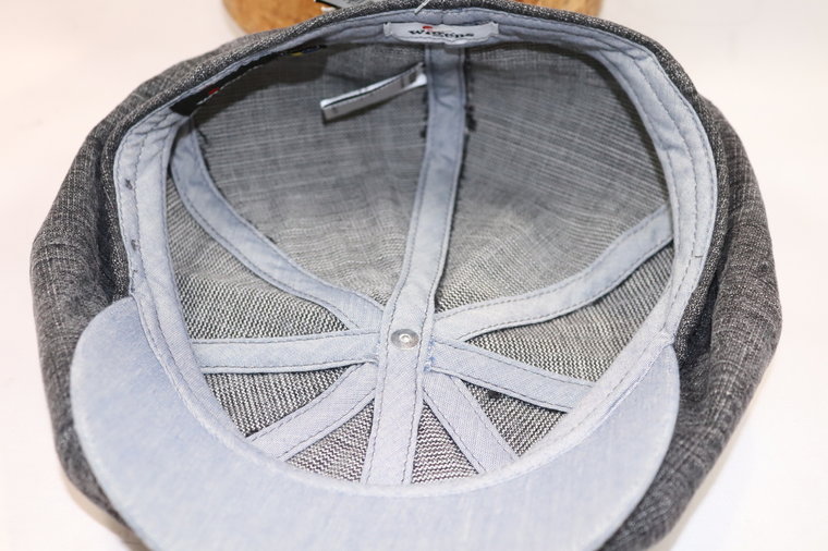 Wig&eacute;ns Newsboy Classic Cap Grey Denim