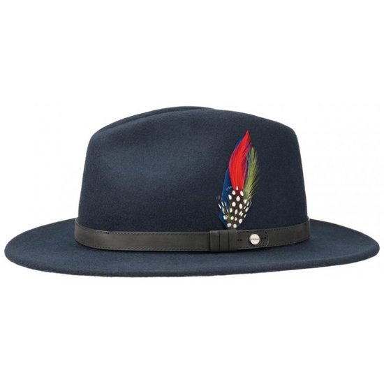 Stetson Traveller Woolfelt Semi Straight Brim Blue