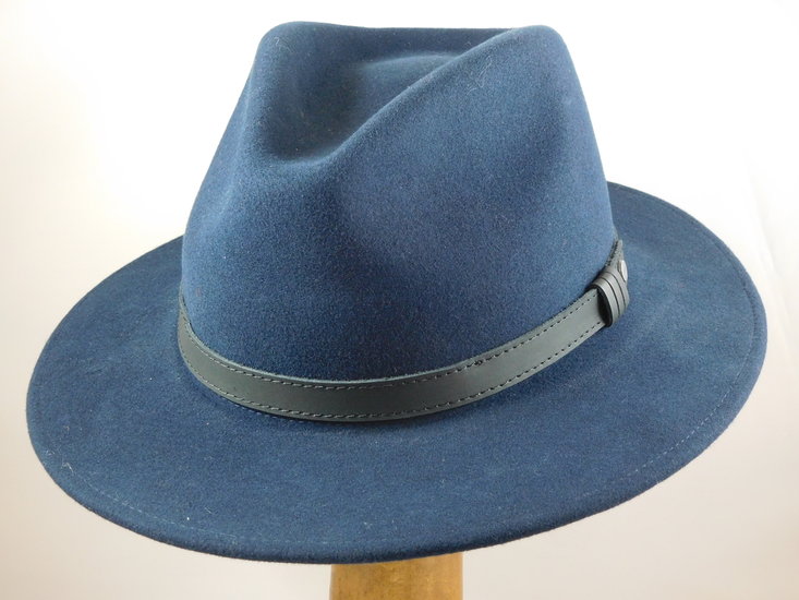 Stetson Traveller Woolfelt Semi Straight Brim Blue