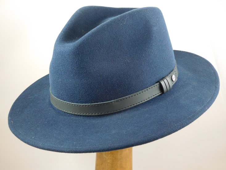 Stetson Traveller Woolfelt Semi Straight Brim Blue