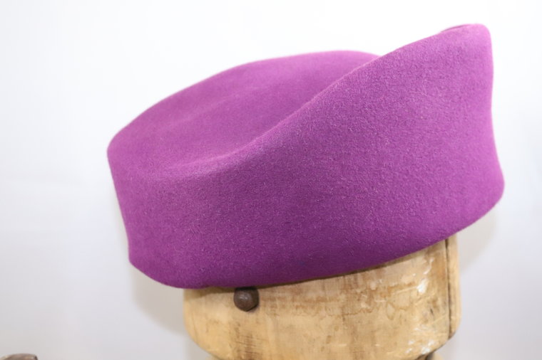 Favorite Occasion Pillbox Furfelt PurpleMagenta