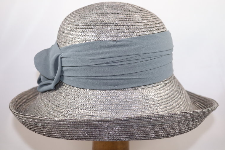 Seeberger Zomercloche Bandstro CARBON GREY