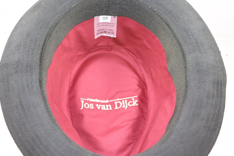 jos van dijck trilby player wol grijs zwart