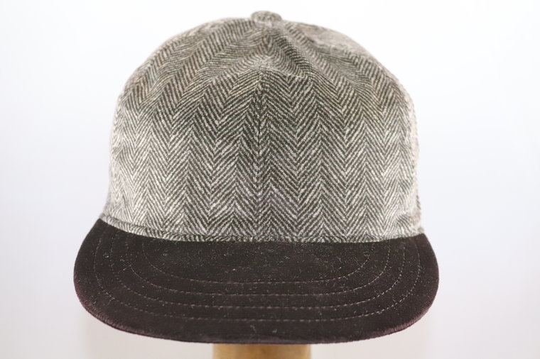 Portaluri Baseballcap kleine klep fluweel Bruin