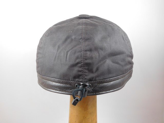 Wigens Baseballcap Wax met oorkleppen Donkerbruin