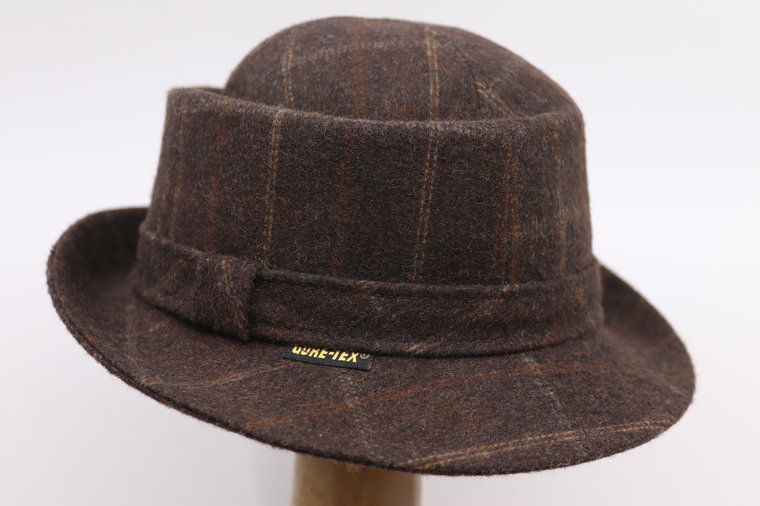 Wegener Trotter Tweed Ruit Bruin