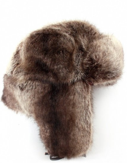 Stetson Ushanka Woodhaven Fake Fur Brown