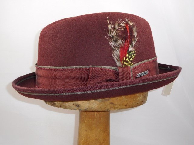 Stetson Homburger Vitafelt Bordeaux