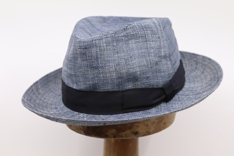 Oliver Sander Fedora Raffia Mix Blauw 