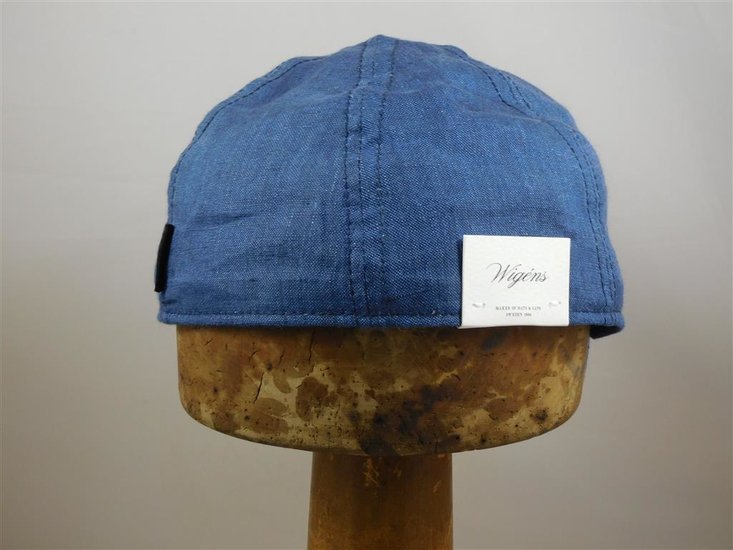 Wigens Baseballcap Linnen  Jeansblauw