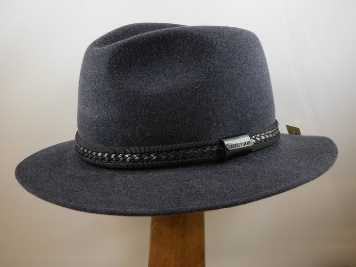 Stetson Traveller Furfelt Outdoorhoed Grijs Blauw