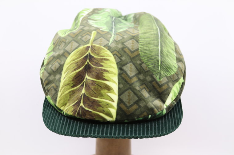 City Sport Klassieke Pet Velvet Leaves Green Rib