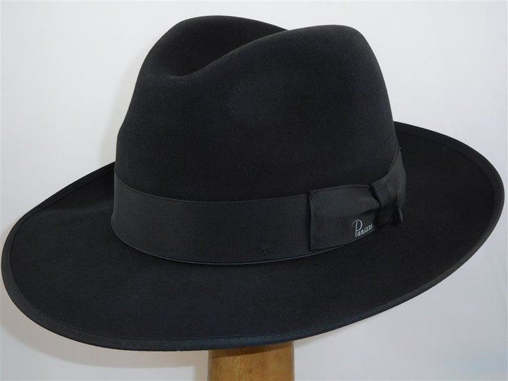 panizza fedora napoli premium wolvilt zwart