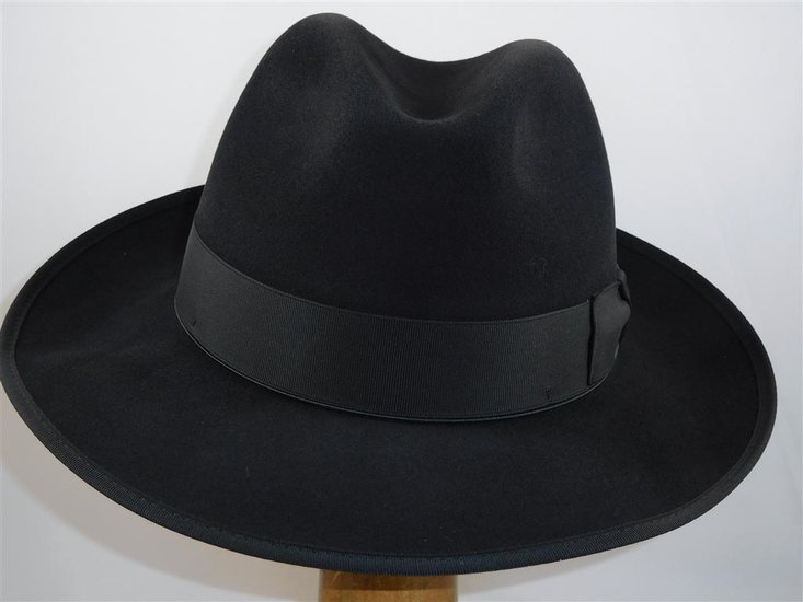 panizza fedora napoli premium wolvilt zwart