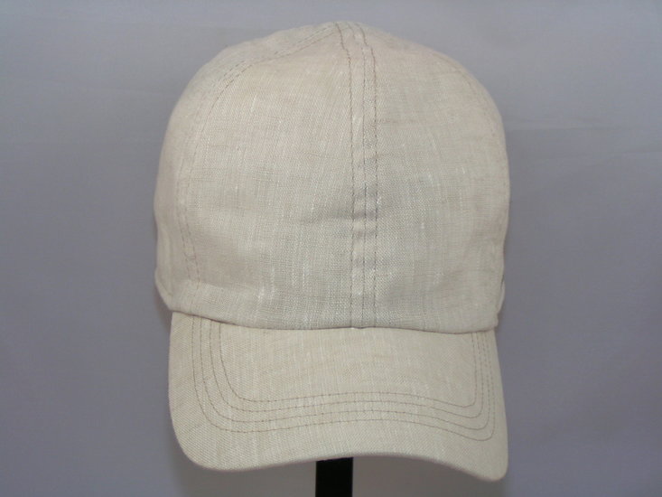 wigens bernt baseball cap linnen beige