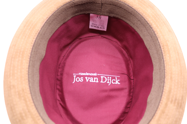 Jos van Dijck Pork Pie Gemeleerd Blauw Bruin