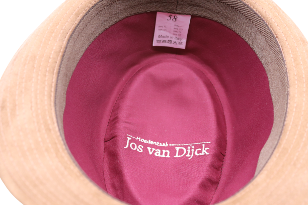 Jos van Dijck Trilby Blauw contrast Bruin 