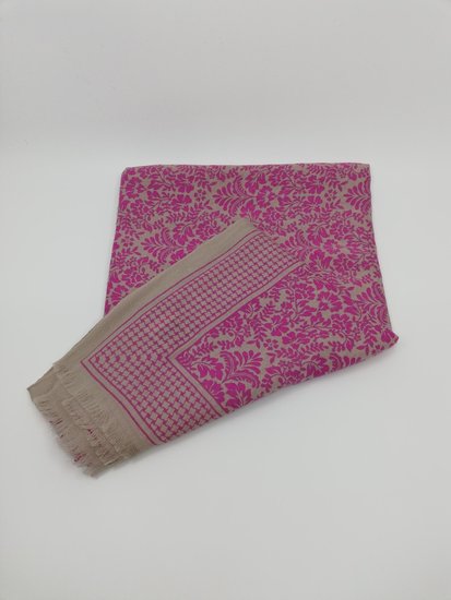 Colores de Otono Ivy Pashmina Zijde Wol Roze Taupe